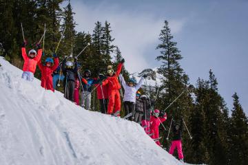 Cours collectifs de ski alpin enfants
