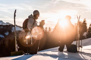 Itinéraire ski de randonnée nocturne des Outalays