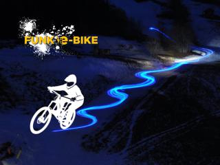 La Funk'e-Bike : Descente aux Flambeaux en VTTAE sur Neige