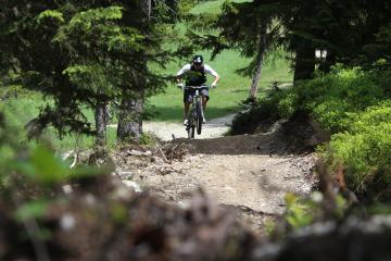 Tour de l'aiguille Grive à travers les alpages de Peisey-Vallandry et le bike park