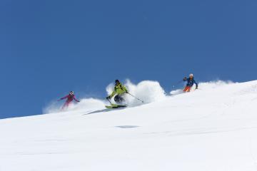 Cours de ski par Christelle Morin