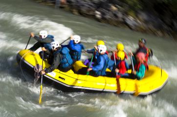 Descente en Rafting - ESF Plagne Centre