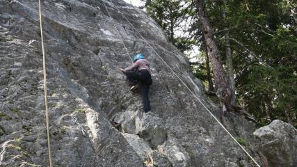Voie d'escalade de Rochefleur