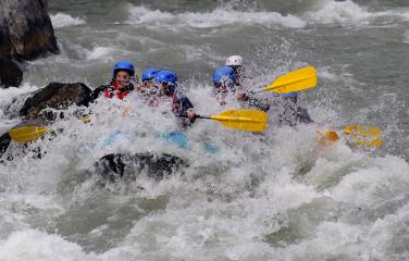 Kayak raft ou hot dog - ESF Plagne Bellecôte