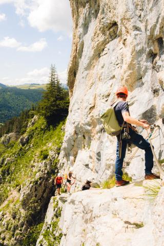 Sortie privée de via ferrata avec Evolution 2