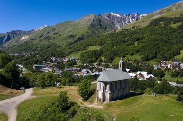 Chapelle et Rocher Saint-Pierre en montant par le parcours santé - Itinéraire de randonnée pédestre