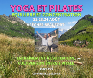 Stage Yoga et Pilates avec Caroline et Sandrine