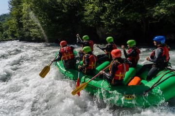 Descente en Rafting sur l'Isère