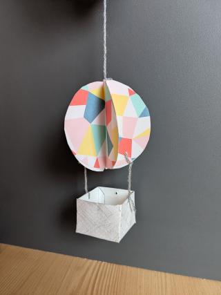 Atelier créatif : Mini Montgolfière