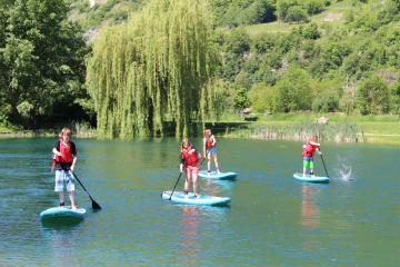 Stand Up Paddle sur la base de loisirs de Centron