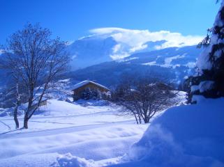 Ski de fond itinéraire bleu Combloux
