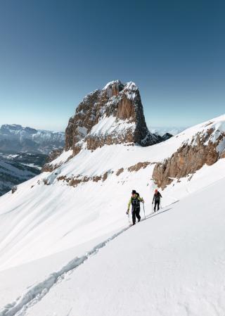 Raid à ski avec le Bureau des Guides