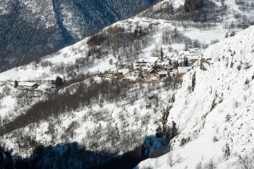 Huez A/R en raquettes depuis le Gua