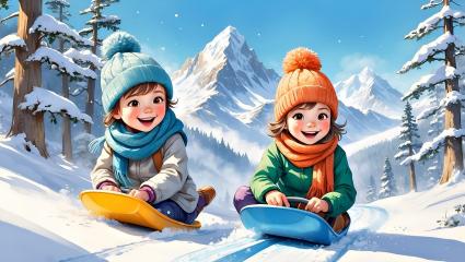 Course de luge chronométré