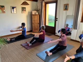 Cours de pilates avec Joy