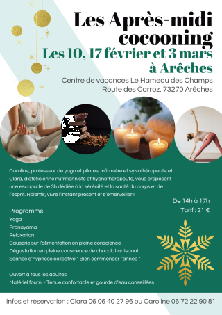 Les après-midi bien-être cocooning