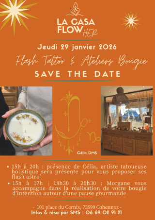 Après-midi flash tattoo & bougies d'intention