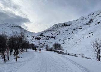 Sentier piéton - Hiver 