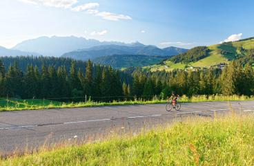 Montée cyclo du Col des Saisies depuis Flumet