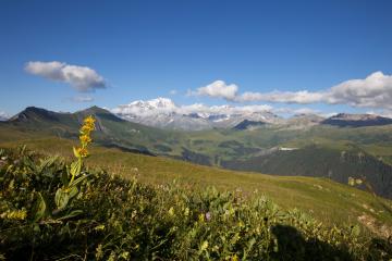 Le Mont Clocher depuis Les Saisies