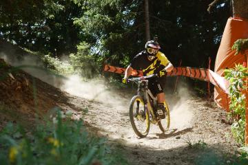 Piste de descente Les clarines