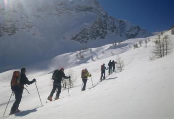 Ski de randonnée avec Ubay'Evasion