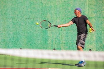 Tennis adultes : séance Balle jaune