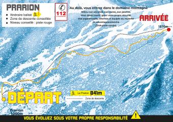 Itinéraire ski de randonnée - Les Houches