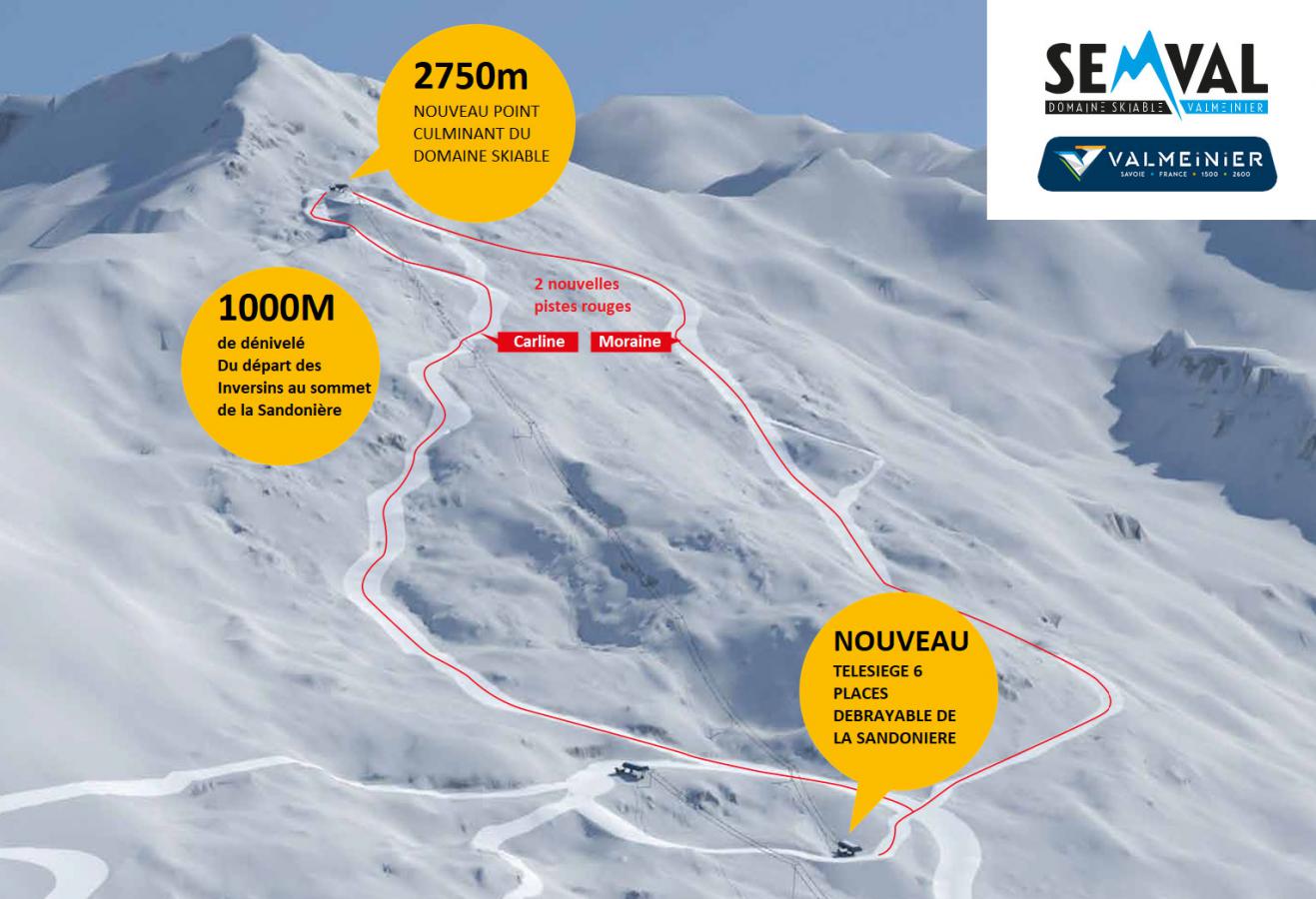 Extension du domaine skiable de Valmeinier