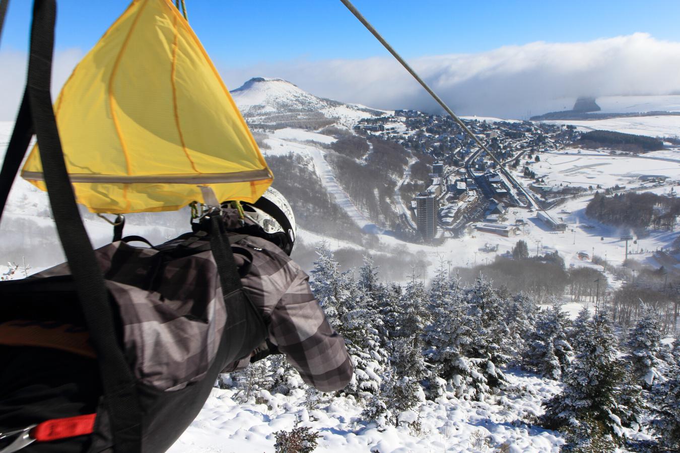 Où faire de la tyrolienne en station de ski ?
