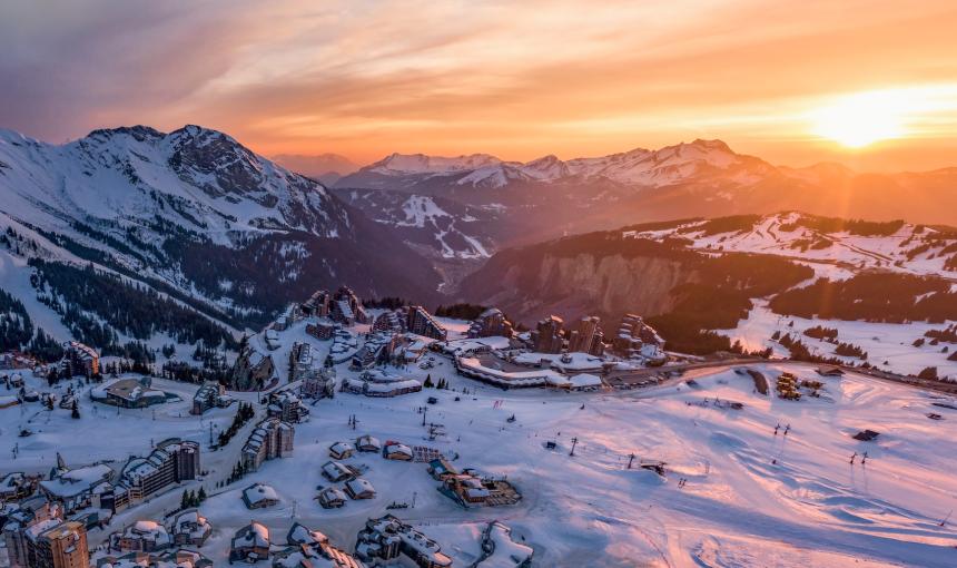 Où voler en montgolfière en station de ski ? 