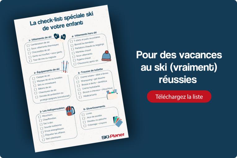 Ski avec enfant : la liste des indispensables à glisser dans sa valise  