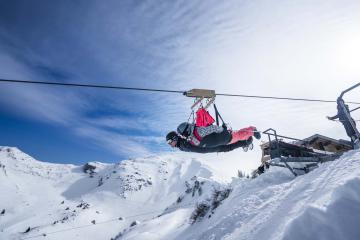 Top 5 des tyroliennes en station de ski