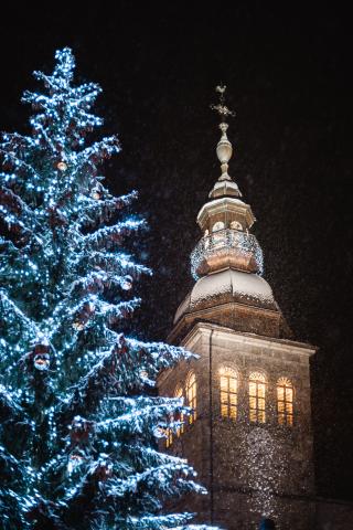 Place à Noël : Illumination de l'église