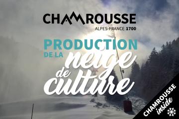 Découverte de la production de neige de culture