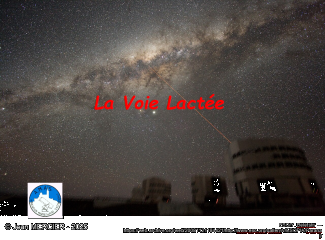 Les Nuits des étoiles : conférence : La voie lactée