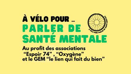 A vélo pour parler de santé mentale