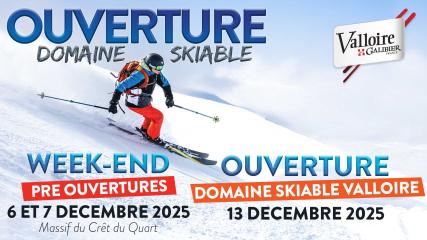 Préouverture du domaine skiable