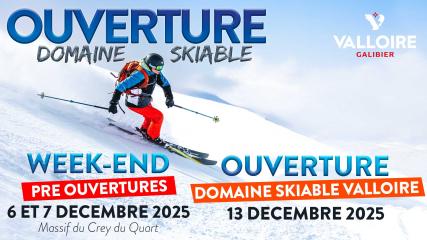 Préouverture du domaine skiable