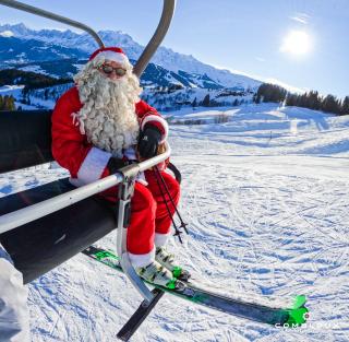 Skiez avec le Père-Noël