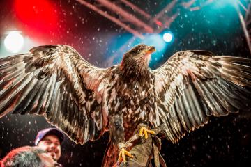 Cérémonie de remise des prix de la descente du Critérium Femme