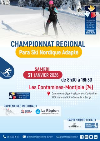 Championnat régional de para ski nordique adapté