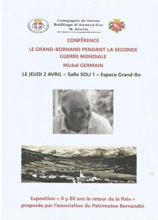 Conférence : Le Grand-Bornand pendant la Seconde Guerre Mondiale