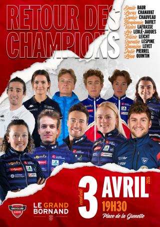 Soirée de retour des champions