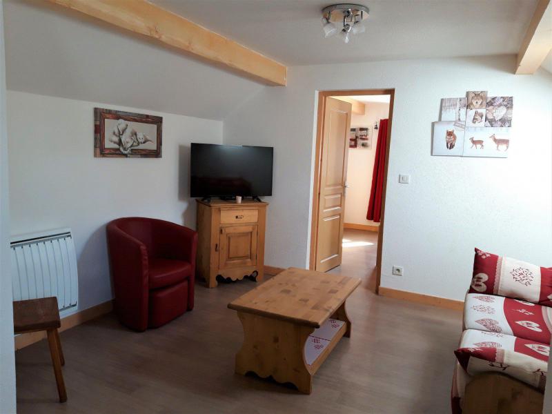 Skiverleih 4-Zimmer-Appartment für 8 Personen - Chalet le Mont Emy - Albiez Montrond - Wohnzimmer