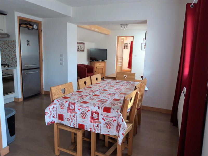 Location au ski Appartement 4 pièces 8 personnes - Chalet le Mont Emy - Albiez Montrond - Salle à manger