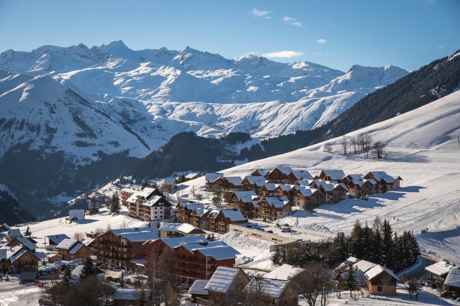 Skiverleih Les Chalets du Hameau des Aiguilles - Albiez Montrond - Draußen im Winter