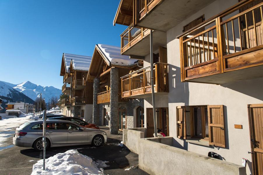 Wynajem na narty Les Chalets du Hameau des Aiguilles - Albiez Montrond - Zima na zewnątrz