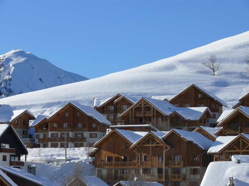 Ski verhuur Résidence le Hameau des Aiguilles - Albiez Montrond - Buiten winter