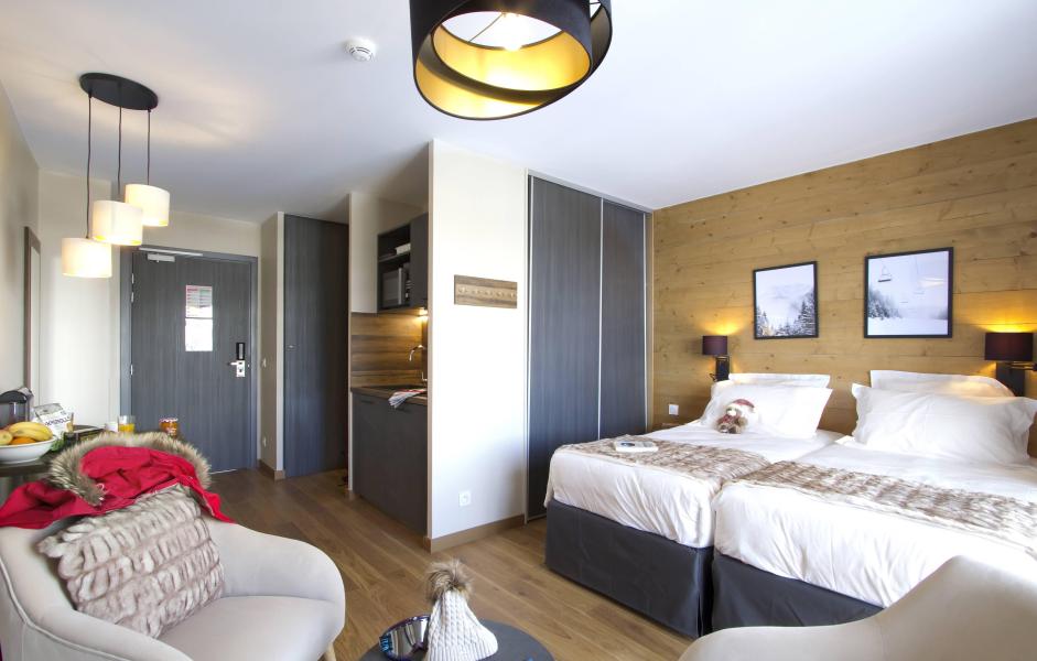 Skiverleih Appart'Hôtel Prestige Odalys L'Eclose - Alpe d'Huez - Schlafzimmer